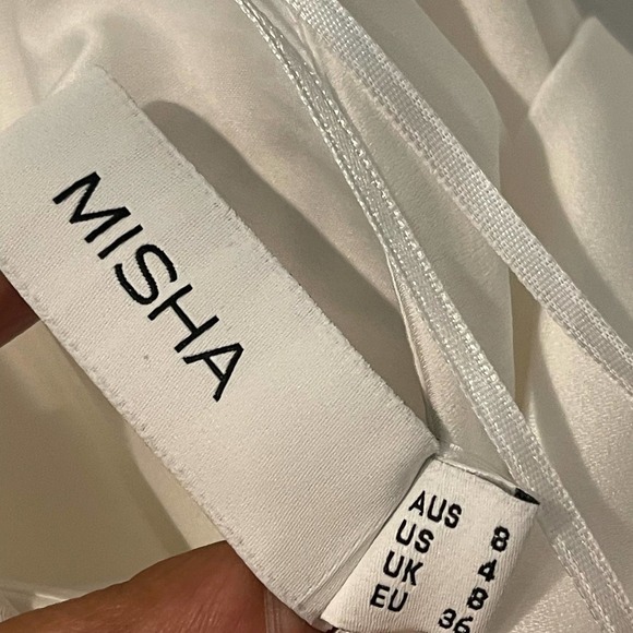MISHA Women's Ivory Robbia Dress Size 4 NWT - Picture 10 of 12